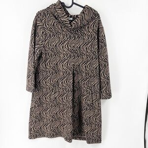 ✅‎ TYLER BOE KIM COWL DIGITAL ZEBRA LEATHER/BLACK SIZE LARGE